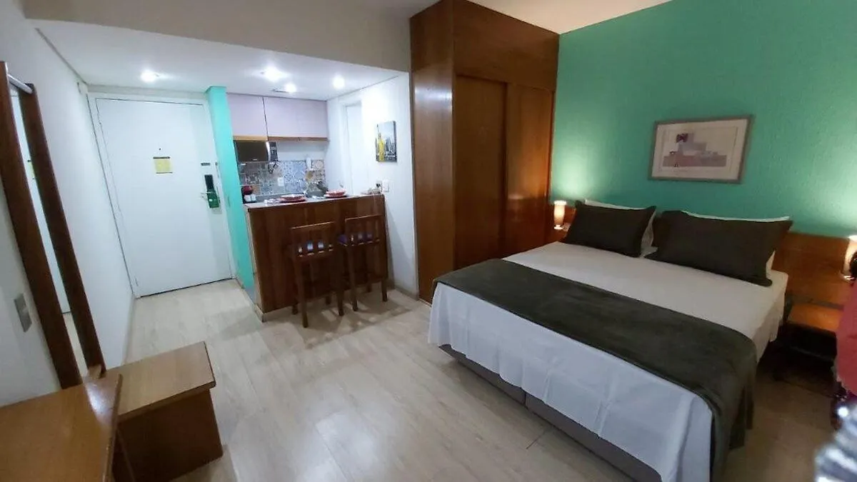 Aparthotel Qi Intelligence Moema Internet E Limpeza Uh1206 Sao Paulo